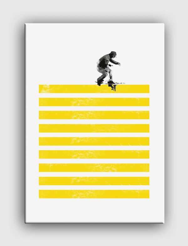 Slide on stripes Canvas