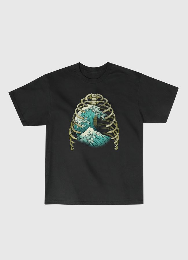 Kanagawa Wave Ribs Bones - Classic T-Shirt