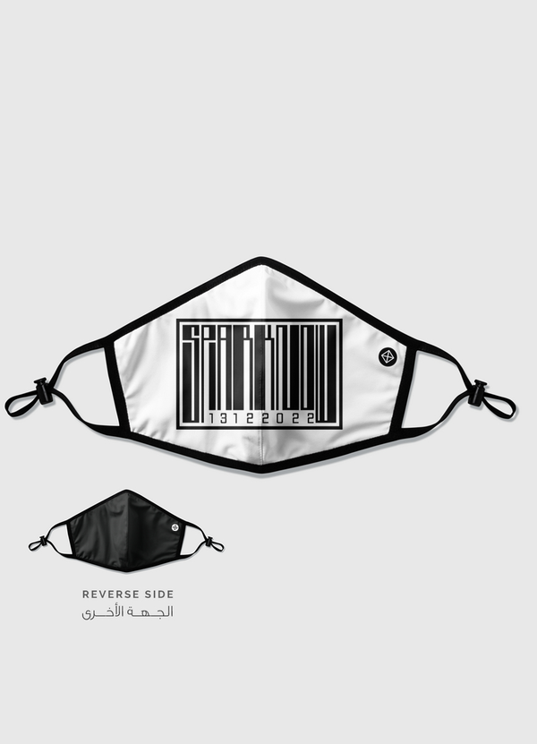 Spark Barcode Reversible Mask