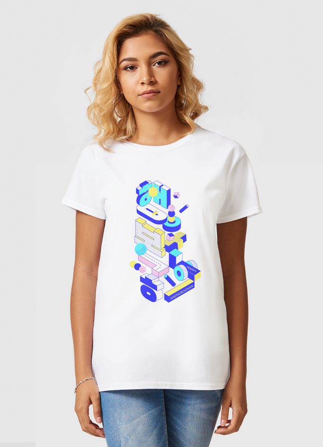 Haengboghan/Happy - Women Basic T-Shirt
