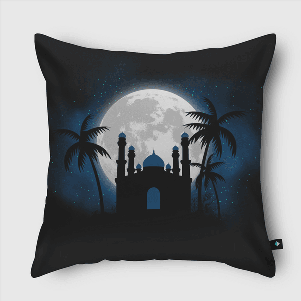 Arab Palace Throw Pillow
