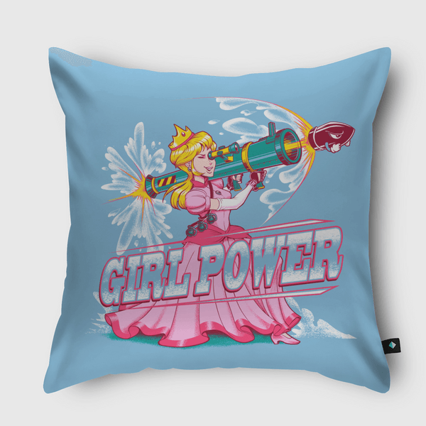 Girl Power Throw Pillow