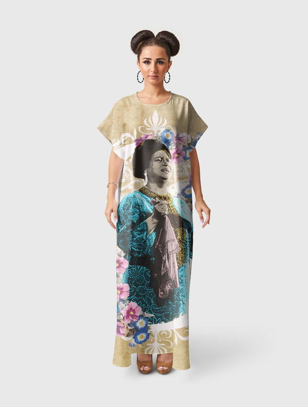 Umm Kulthum Short Sleeve Dress