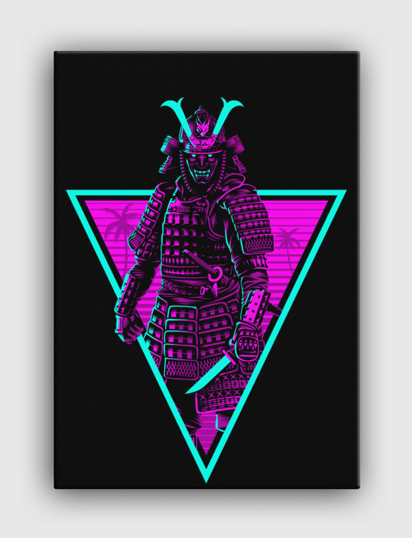 Retro Samurai Canvas