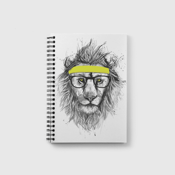 Hipster lion Notebook