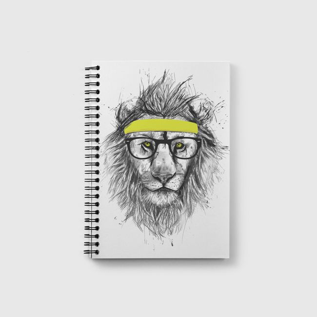 Hipster lion - Notebook