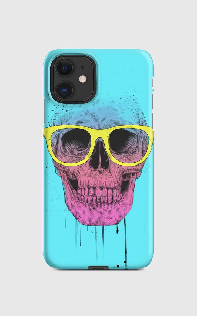 Pop art skull with glasses - Regular Case