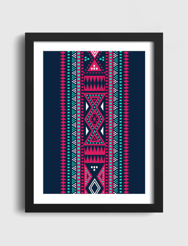 Tribal Arabian | Blue Artframe