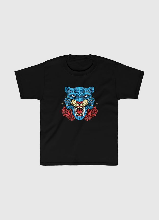 Wild Floral Tiger - Kids Classic T-Shirt