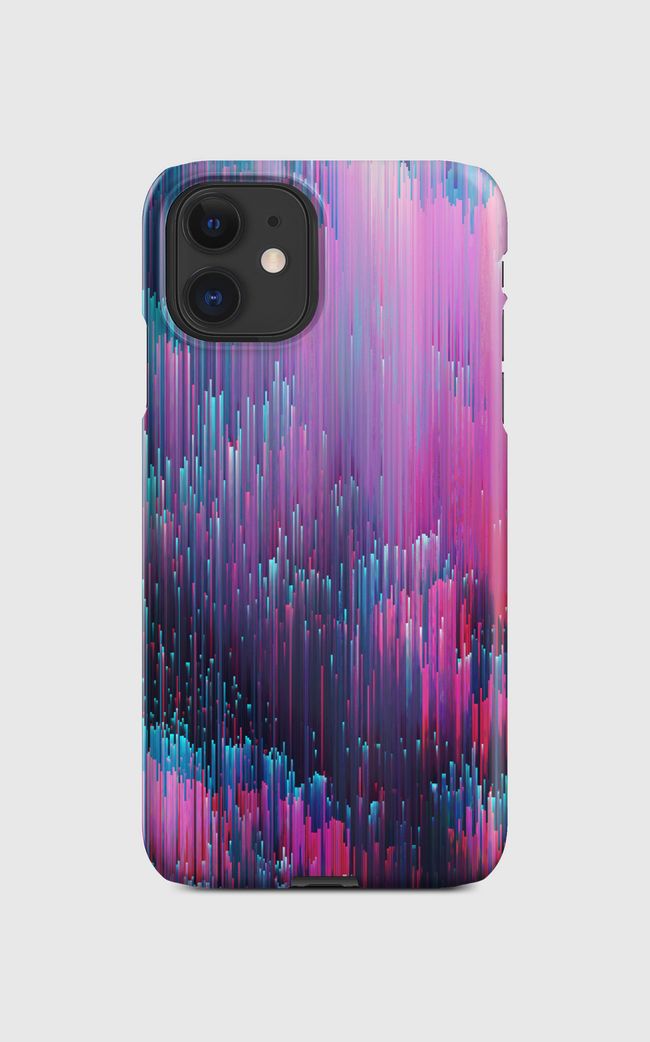 Pink and blue glitches - Regular Case