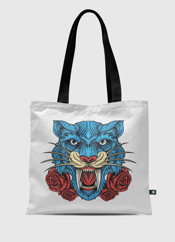 Wild Floral Tiger Tote Bag