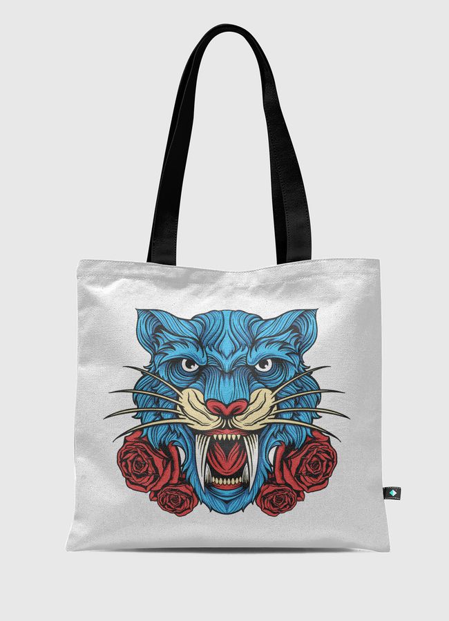 Wild Floral Tiger - Tote Bag