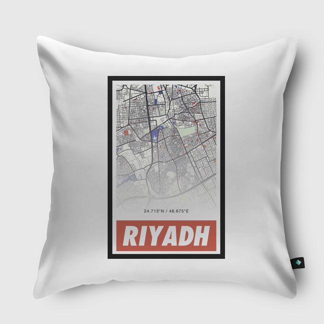 Riyadh الرياض - Throw Pillow