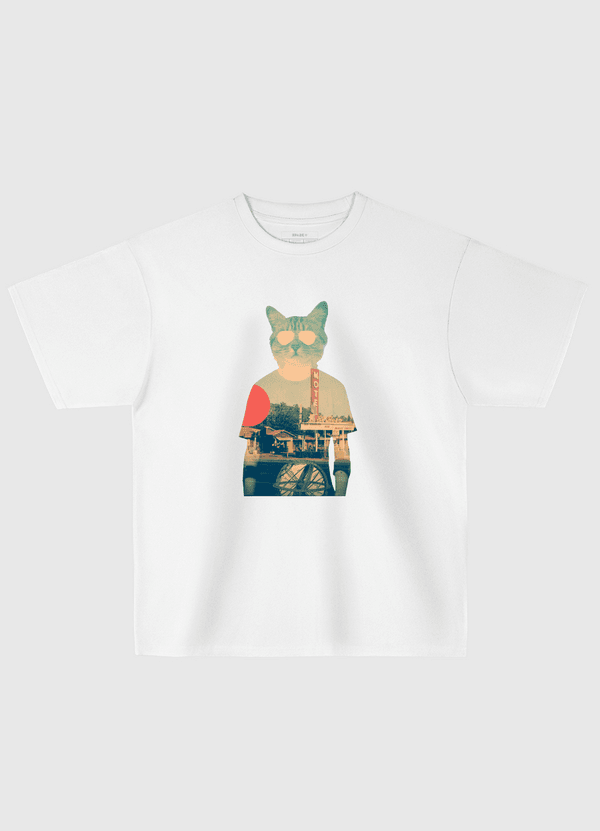 Cool Cat Oversized T-Shirt