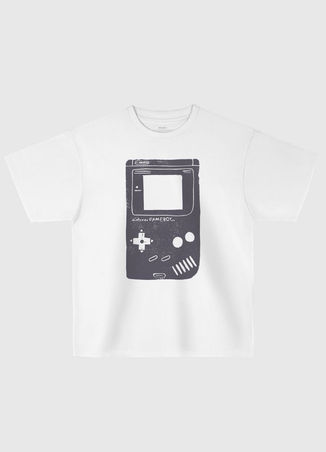 Game Boy Blockprint - Oversized T-Shirt