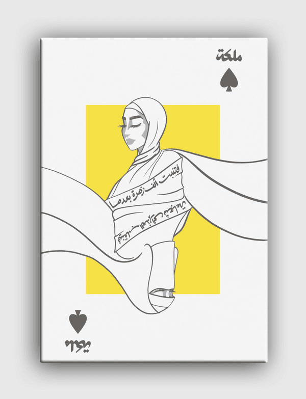 Queen of Spades Canvas