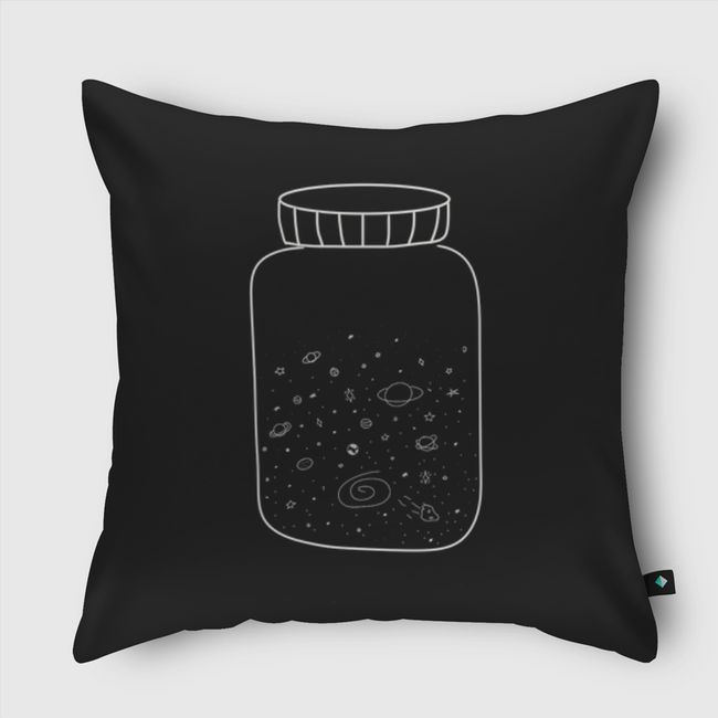 برطمان المجرة ✨ - Throw Pillow