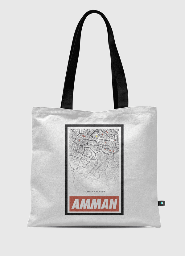 Amman عمان Tote Bag