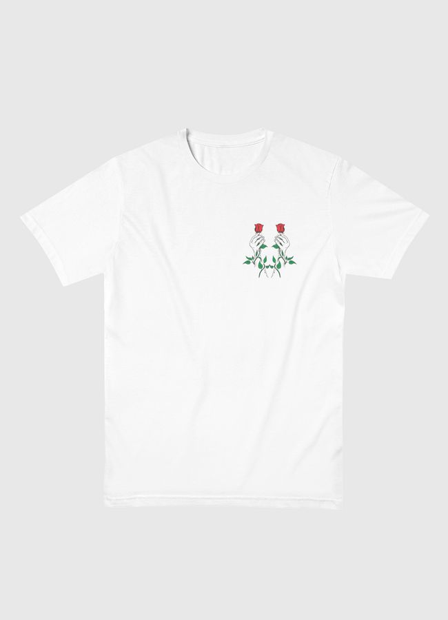 Hand and Flower - Men Basic T-Shirt