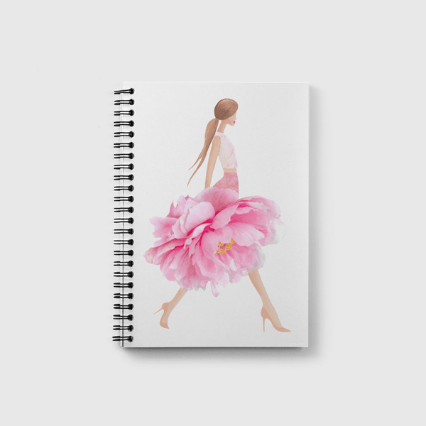 Fashion peonies Notebook