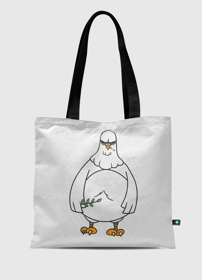 peace pigeon had enough  - Tote Bag