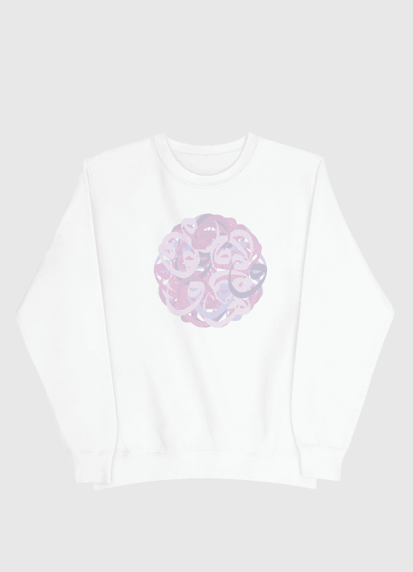 calligraphy pink Men Sweatshirt