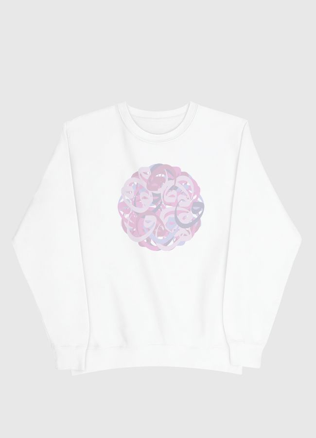 calligraphy pink - Men Sweatshirt