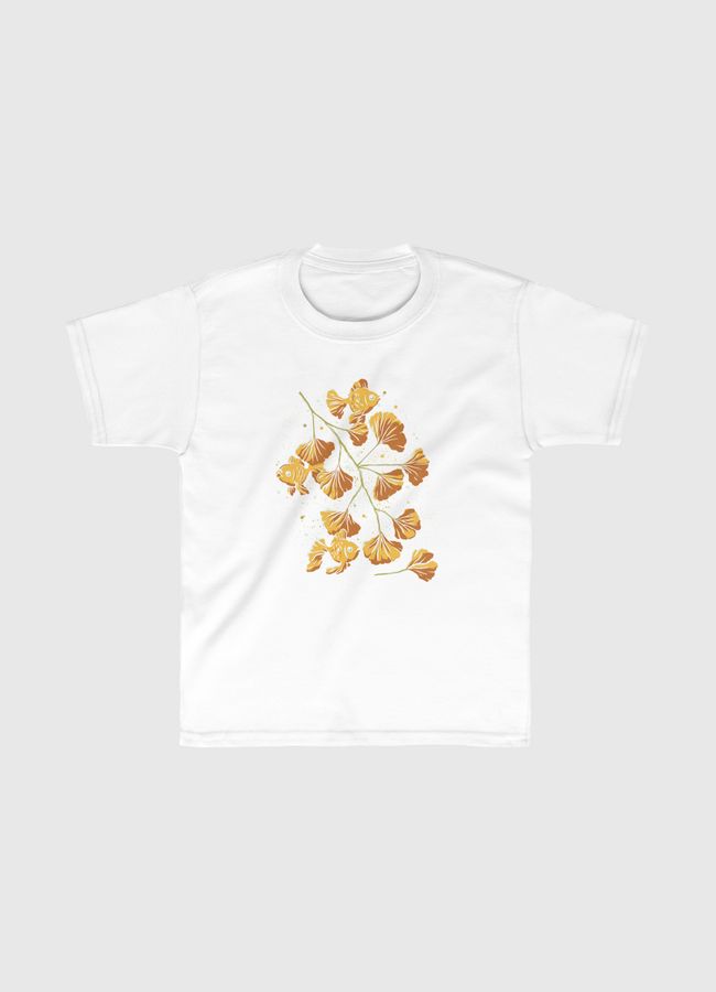 Ginkgo Golden Fish - Kids Classic T-Shirt