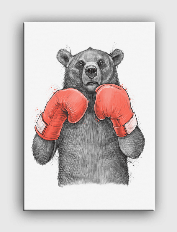 Bear Boxer Canvas