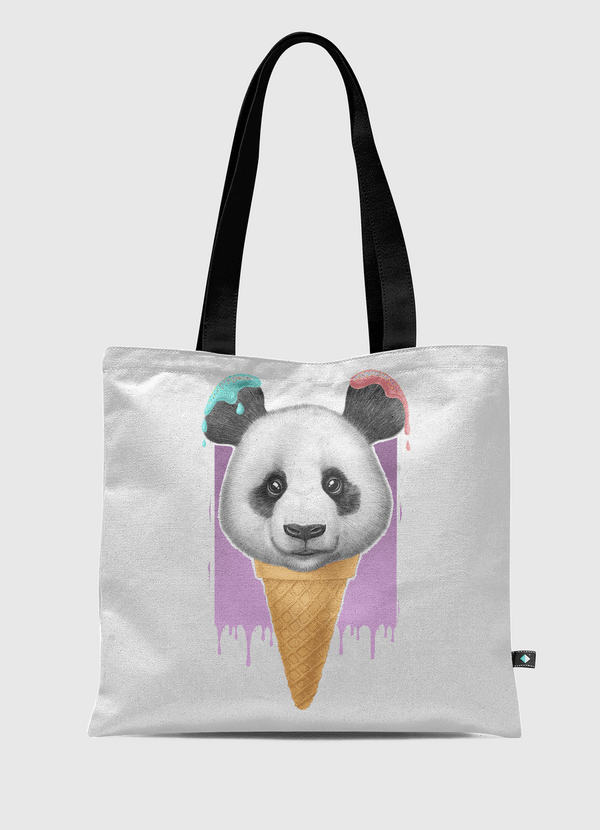 Panda ice cream Tote Bag