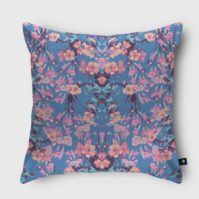 Ornamental Flowers - Throw Pillow
