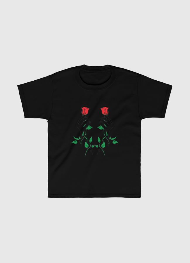 Hand and Flower - Kids Classic T-Shirt